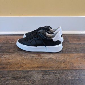 Womens Sneakers Philippe Model Paris Black Leather Size 7